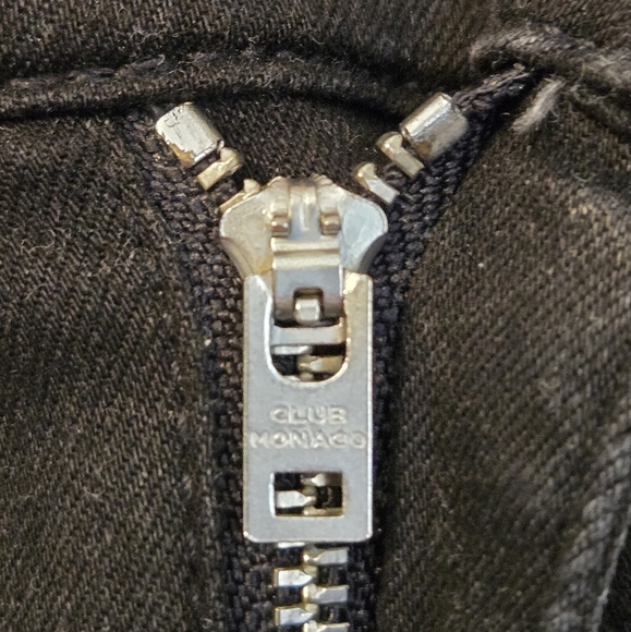 (26) Club Monaco Black Skinny Jeans - Picture 9 of 11